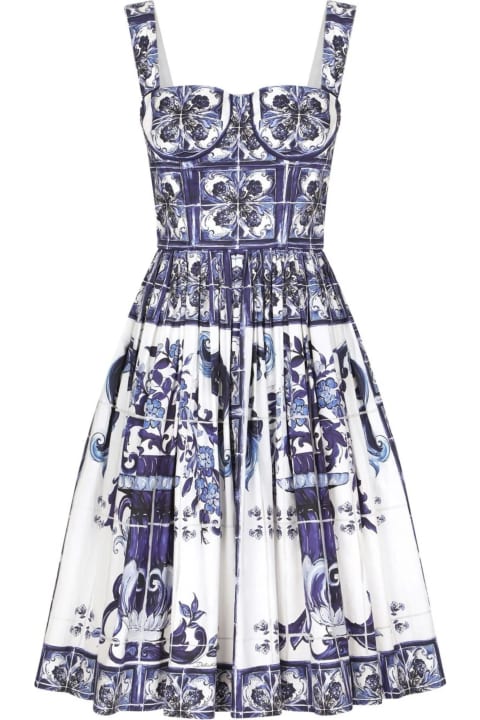 Dresses for Women Dolce & Gabbana Abito Bretelle St Maiolica