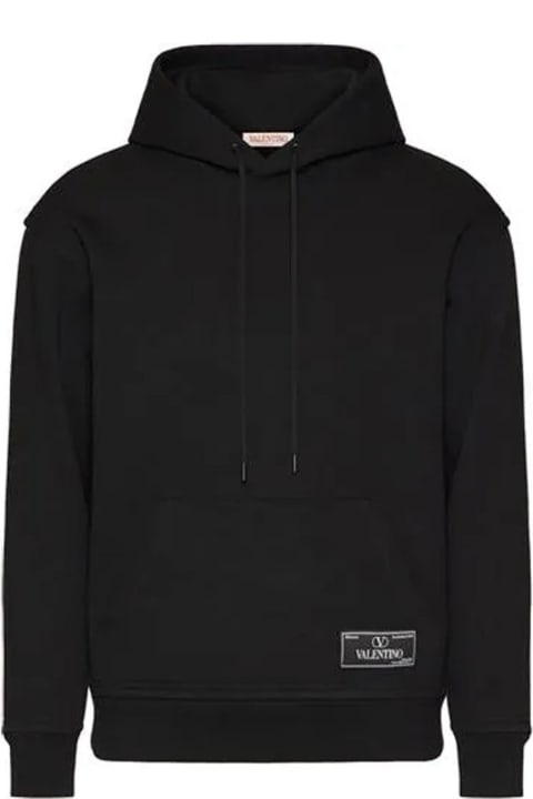 Fleeces & Tracksuits for Men Valentino Logo Hooded Sweatshirt