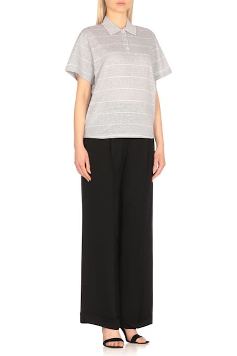 Peserico Topwear for Women Peserico Linen And Cotton Polo
