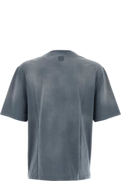 Loewe for Men Loewe Air Force Blue Cotton T-shirt