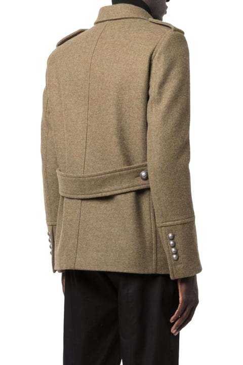 メンズ Balmainのコート＆ジャケット Balmain Wool Coat