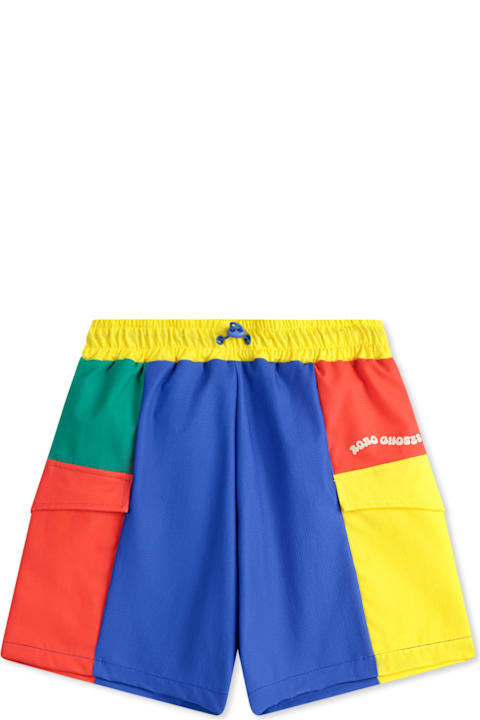 Bobo Choses for Kids Bobo Choses Multicolor Swim Shorts For Boy With Logo