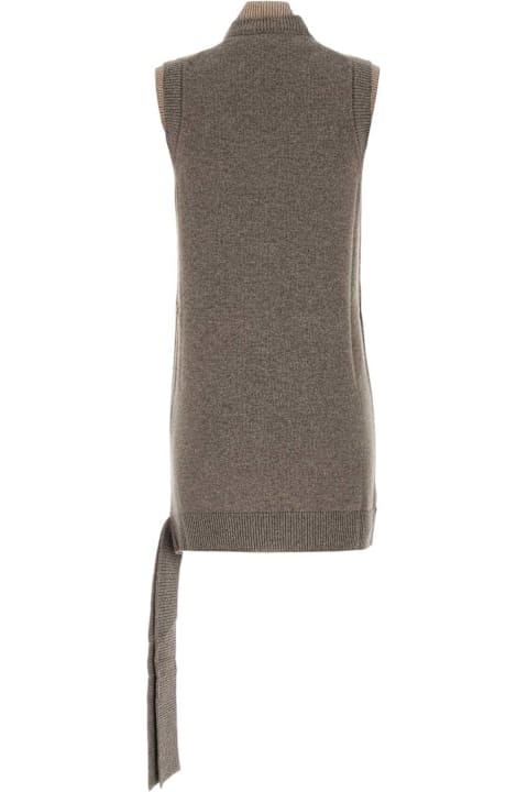 Fendi لـ Women Fendi Cappuccino Wool Blend Dress