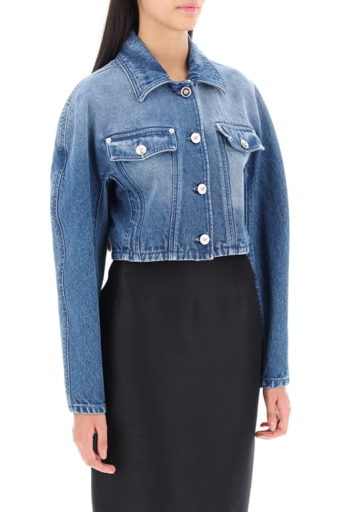 Versace Clothing for Women Versace Cropped Denim Jacket