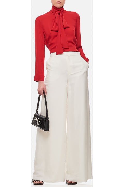Fashion for Women Ralph Lauren Elaine Full Length Silk Trousers
