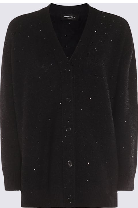 Fabiana Filippi Sweaters for Women Fabiana Filippi Dark Blue Cotton Knitwear