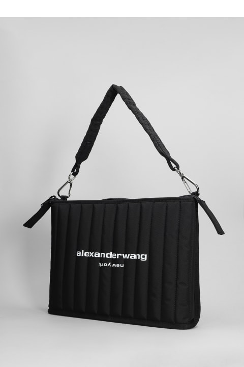 ウィメンズ Alexander Wangのショルダーバッグ Alexander Wang Elite Shoulder Bag In Black Polyester