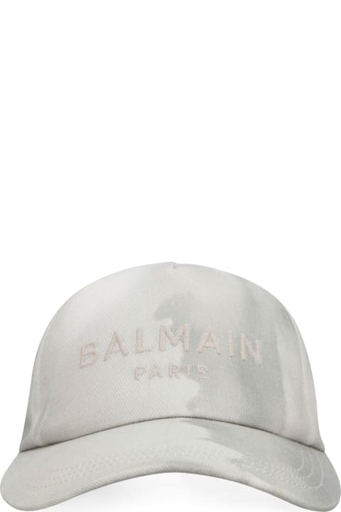 Hats for Men Balmain Logo Baseball Cap