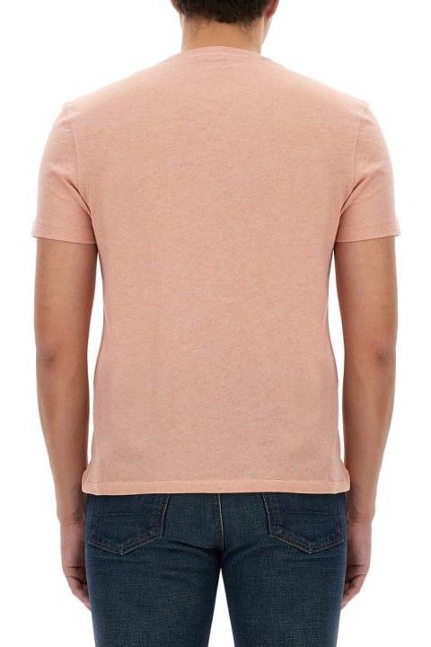 Topwear for Men Tom Ford Crewneck Short-sleeved T-shirt