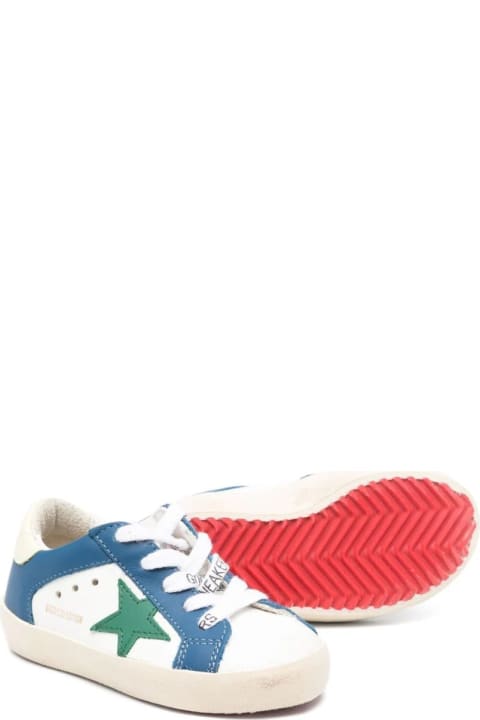 Bonpoint Shoes for Baby Boys Bonpoint Bonpoint X Golden Goose Sneakers In Northern Blue