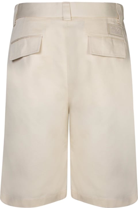 Gucci Pants for Women Gucci Logo Patch Cargo Shorts