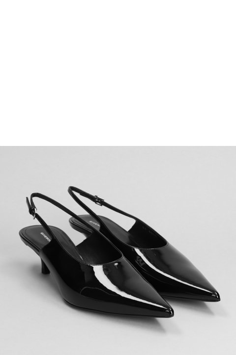 High-Heeled Shoes for Women Givenchy Slipper-mule In Black Patent Leather