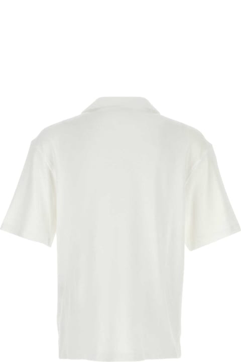 Prada for Men Prada White Terry Fabric Shirt