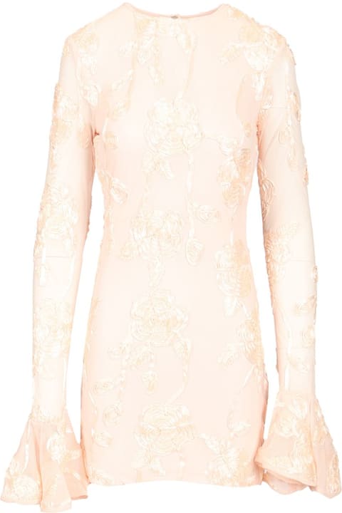 Rotate by Birger Christensen Dresses for Women Rotate by Birger Christensen Flower Mesh Mini Dress