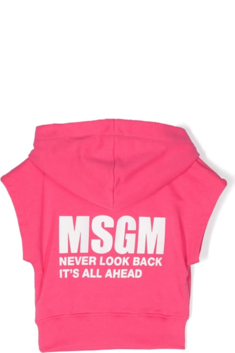 Sweaters & Sweatshirts for Girls MSGM Felpa Con Logo