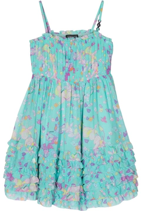 Young Versace Dresses for Girls Young Versace Multicolor Dress Girl Kids