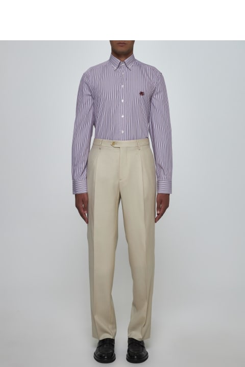 Etro Shirts for Men Etro Roma Striped Cotton Shirt