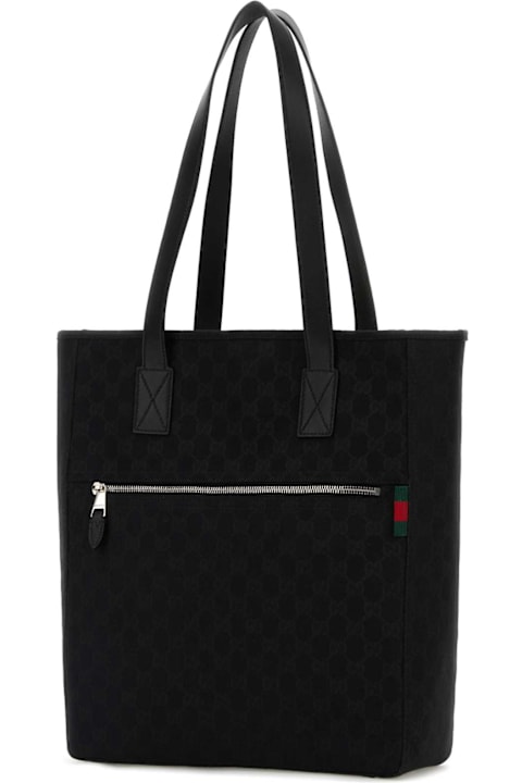 Gucci Gg Fabric Shopping Bag