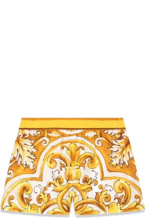 آخر صيحات الموضة من بنات Dolce & Gabbana Cotton Shorts