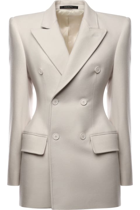 Balenciaga Hourglass Cashmere Jacket