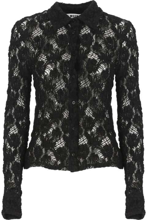 Homeware MSGM Lace Shirt Msgm