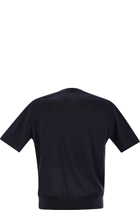 Sweaters for Men John Smedley Kempton - Cotton Crew-neck Sweater