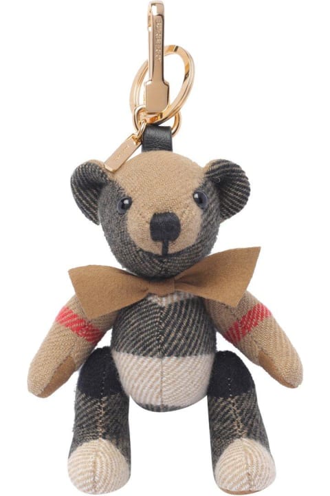 Burberry Keyrings for Women Burberry Thomas Bear Charm With Cashmere Bow Tie