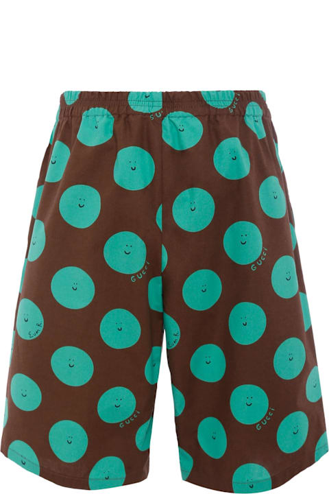 Fashion for Women Gucci Brown Shorts For Kids With Sun