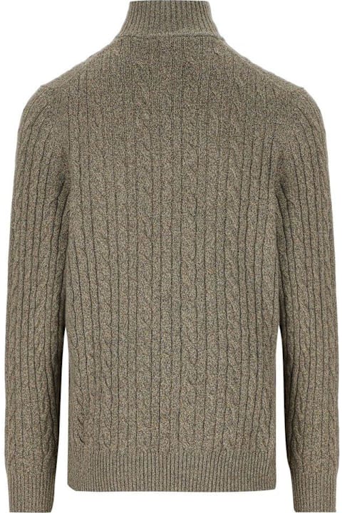 Loro Piana Clothing for Men Loro Piana Zipped Turtleneck Knitted Sweater