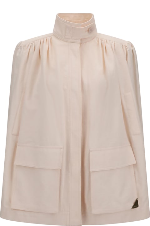 Boho Revolution for Women Chloé Cotton Gabardine Gathered Jacket