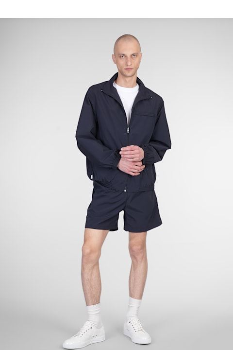 Lanvin Pants for Men Lanvin Shorts In Blue Polyester