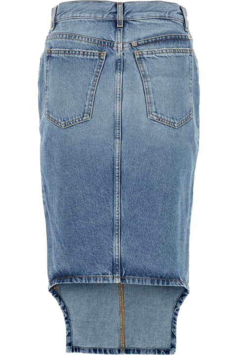 Givenchy Sale for Women Givenchy Denim Midi Skirt