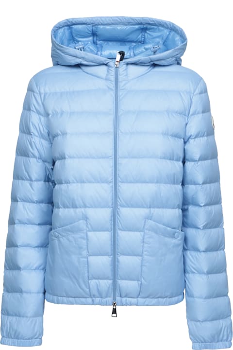 Moncler Coats & Jackets for Women Moncler Hede Light Blue- Blue Jacket