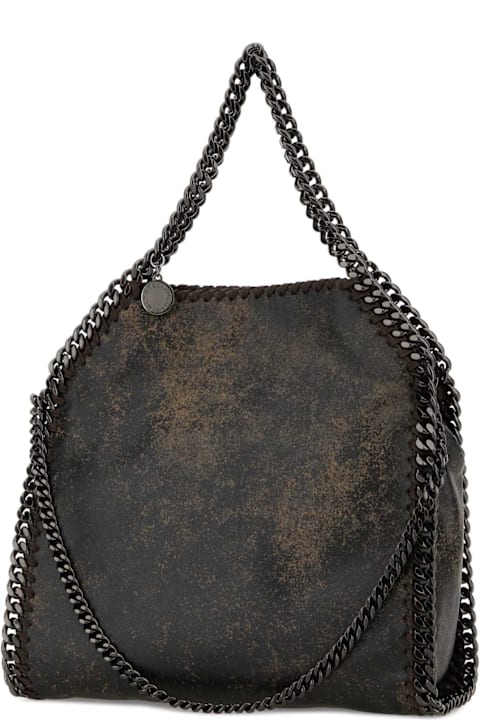 Stella McCartney for Men Stella McCartney Dark Brown Alter Suede Mini Falabella Handbag