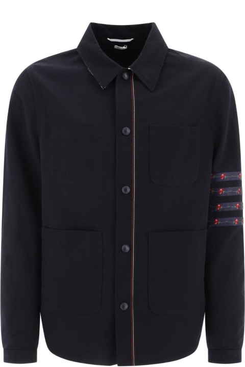 Coats & Jackets for Men Thom Browne Utility Patch Pocket Jacket