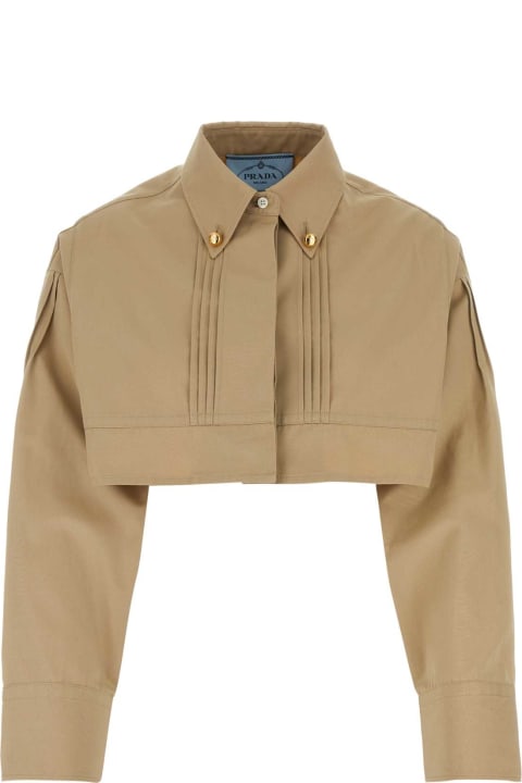 Homeware Prada Beige Poplin Shirt