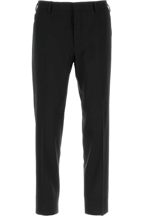 Homeware Prada Black Stretch Wool Pant