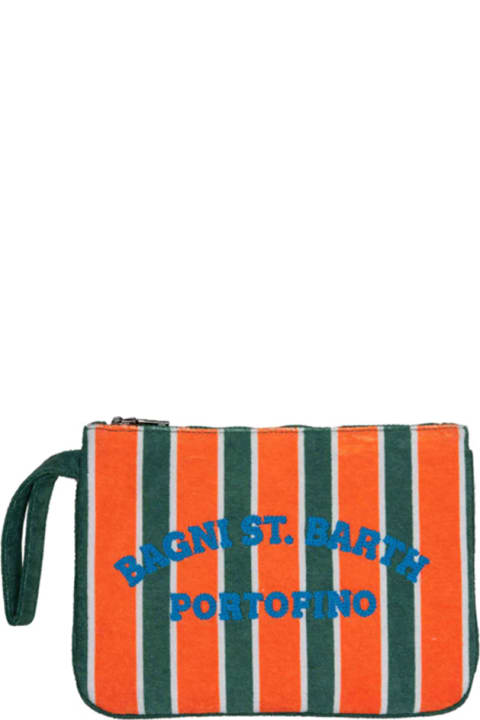 Luggage for Women MC2 Saint Barth Parisienne Terry Pochette With Portofino Embroidery