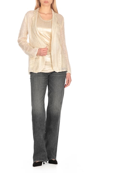 Homeware Avant Toi Sweater With Lurex Details