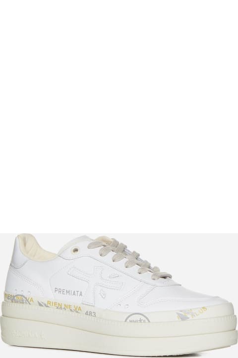 Wedges for Women Premiata Micol Leather Sneakers