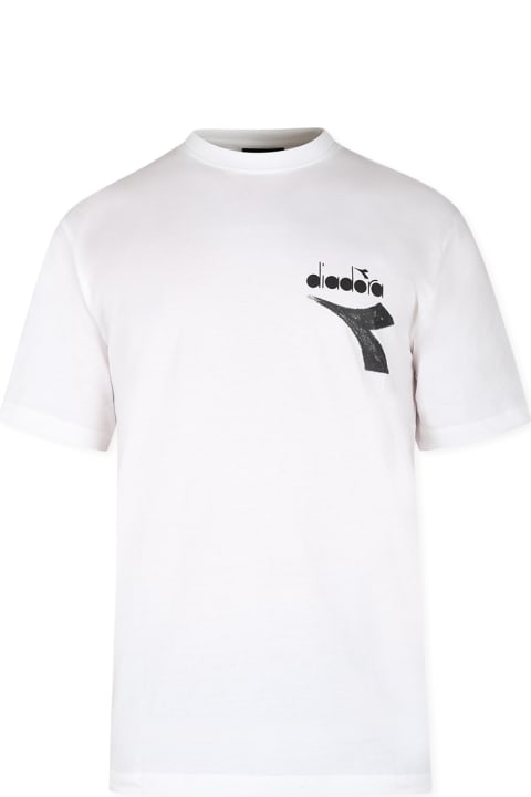 Homeware Diadora Black T-shirt For Girl With Logo