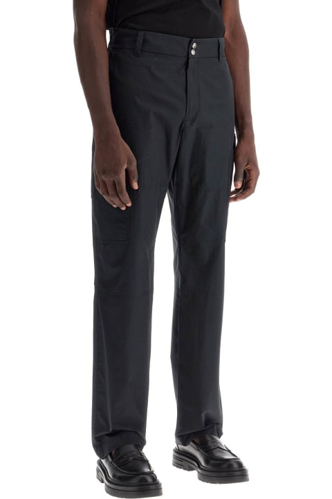 Homeware Versace Informal Pant Light Cotton Gabardine Fabric And Stamp Embroidery