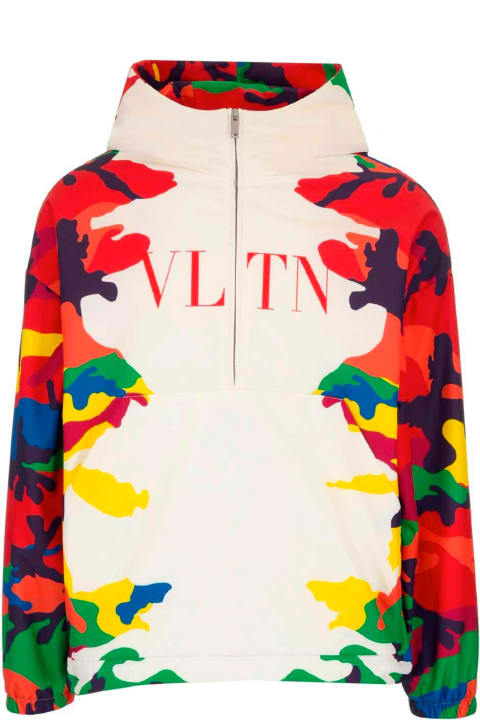 Valentino Clothing for Men Valentino Logo Anorak Jacket