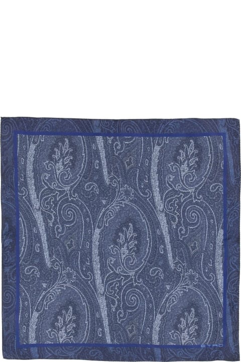 Etro Scarves for Women Etro Paisley Pocket Handkerchief