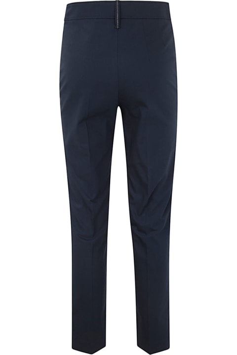 Brunello Cucinelli Clothing for Women Brunello Cucinelli High-waist Side Slit Trousers