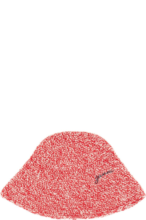 ウィメンズ 帽子 Ganni Hat With Logo