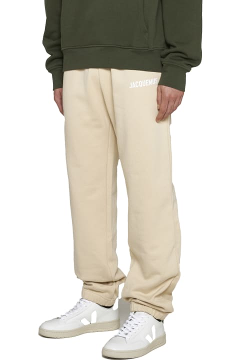 Jacquemus Fleeces & Tracksuits for Men Jacquemus Logo-print Organic Cotton Track Pants