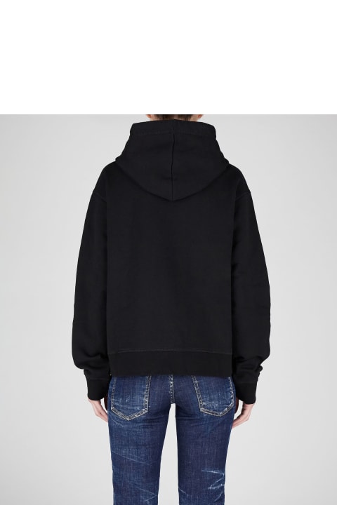 Fleeces & Tracksuits for Women Dsquared2 Icon Printed Hoodie Hoodie