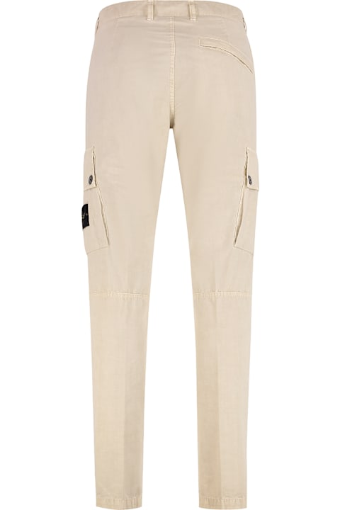 Clothing Sale for Men Stone Island Cotton Trousers
