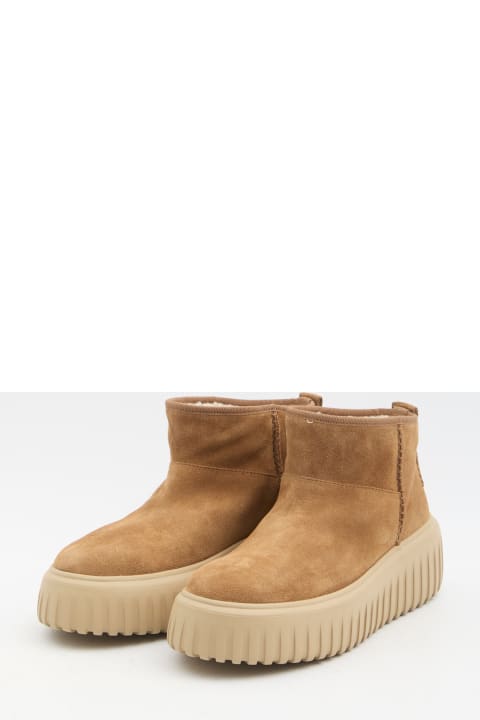 Hogan Boots for Women Hogan H-stripes Low-top Boots